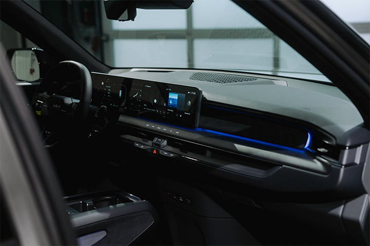 Kia EV9 GT, Innenansicht, Frontdisplay